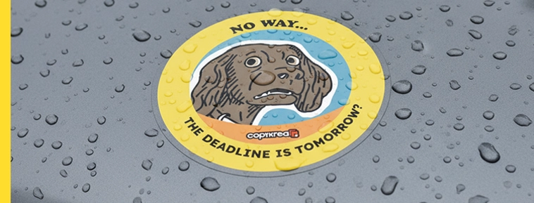 Laminert vinylklistremerker  