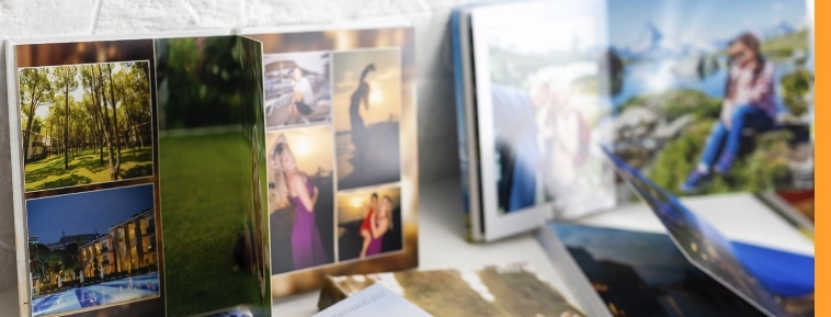 Fotoalbum med Hard Innbinding